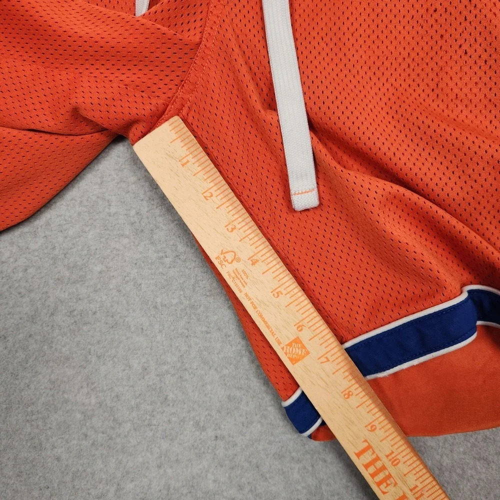 Vintage Abercrombie & Fitch Shorts Mens Small Orange Athlethic Basketball Mesh
